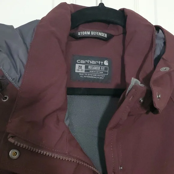 Carhartt Women's Maroon Jacket - Picture 3 of 13
